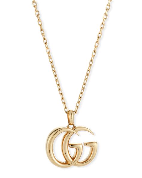 gucci gold necklace for women|Gucci chain necklaces for women.